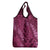 Pink Aloha Hawaii Grocery Bag Hawaiian Kakau Ohia Lehua Lei - Polynesian Pride