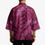 Pink Aloha Hawaii Kimono Hawaiian Kakau Ohia Lehua Lei - Polynesian Pride
