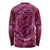 Pink Aloha Hawaii Long Sleeve Shirt Hawaiian Kakau Ohia Lehua Lei - Polynesian Pride