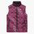 Pink Aloha Hawaii Sleeveless Puffer Jacket Hawaiian Kakau Ohia Lehua Lei - Polynesian Pride