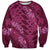Pink Aloha Hawaii Sweatshirt Hawaiian Kakau Ohia Lehua Lei - Polynesian Pride