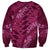Pink Aloha Hawaii Sweatshirt Hawaiian Kakau Ohia Lehua Lei - Polynesian Pride