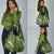Green Aloha Hawaii Grocery Bag Hawaiian Kakau Ohia Lehua Lei - Polynesian Pride