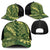 Green Aloha Hawaii Mesh Trucker Cap Hawaiian Kakau Ohia Lehua Lei - Polynesian Pride