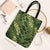 Green Aloha Hawaii Tote Bag Hawaiian Kakau Ohia Lehua Lei - Polynesian Pride