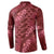 Maroon Aloha Hawaii Button Sweatshirt Hawaiian Kakau Ohia Lehua Lei - Polynesian Pride