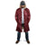 Maroon Aloha Hawaii Cloak Hawaiian Kakau Ohia Lehua Lei - Polynesian Pride