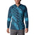 Naval Night Aloha Hawaii Button Sweatshirt Hawaiian Kakau Ohia Lehua Lei - Polynesian Pride