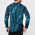 Naval Night Aloha Hawaii Button Sweatshirt Hawaiian Kakau Ohia Lehua Lei - Polynesian Pride