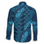 Naval Night Aloha Hawaii Family Matching Puletasi and Hawaiian Shirt Hawaiian Kakau Ohia Lehua Lei - Polynesian Pride