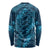 Naval Night Aloha Hawaii Long Sleeve Shirt Hawaiian Kakau Ohia Lehua Lei - Polynesian Pride
