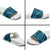 Naval Night Aloha Hawaii Slide Sandals Hawaiian Kakau Ohia Lehua Lei - Polynesian Pride