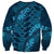 Naval Night Aloha Hawaii Sweatshirt Hawaiian Kakau Ohia Lehua Lei - Polynesian Pride
