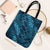 Naval Night Aloha Hawaii Tote Bag Hawaiian Kakau Ohia Lehua Lei - Polynesian Pride