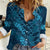 Naval Night Aloha Hawaii Women Casual Shirt Hawaiian Kakau Ohia Lehua Lei - Polynesian Pride