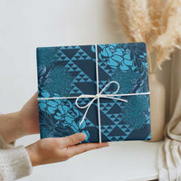Naval Night Aloha Hawaii Wrapping Paper Hawaiian Kakau Ohia Lehua Lei - Polynesian Pride