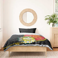 Personalised PNG Morobe Provins Bedding Set Papua New Guinea Plumeria Melanesian Pattern - Polynesian Pride