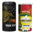 Personalised PNG Morobe Provins 4 in 1 Can Cooler Tumbler Papua New Guinea Plumeria Melanesian Pattern - Polynesian Pride