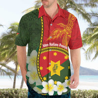 Personalised PNG Isten Hailans Provins Hawaiian Shirt Papua New Guinea Plumeria Melanesian Pattern - Polynesian Pride