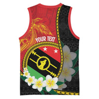 Personalised PNG Sauten Hailans Basketball Jersey Papua New Guinea Plumeria Melanesian Pattern LT14 - Polynesian Pride