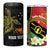 Personalised PNG Sauten Hailans 4 in 1 Can Cooler Tumbler Papua New Guinea Plumeria Melanesian Pattern - Polynesian Pride