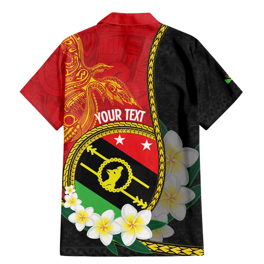 Personalised PNG Sauten Hailans Family Matching Mermaid Dress and Hawaiian Shirt Papua New Guinea Plumeria Melanesian Pattern - Polynesian Pride