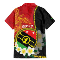 Personalised PNG Sauten Hailans Family Matching Mermaid Dress and Hawaiian Shirt Papua New Guinea Plumeria Melanesian Pattern - Polynesian Pride