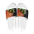 Personalised PNG Sauten Hailans Slide Sandals Papua New Guinea Plumeria Melanesian Pattern - Polynesian Pride