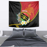 Personalised PNG Sauten Hailans Tapestry Papua New Guinea Plumeria Melanesian Pattern LT14 - Polynesian Pride
