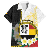Personalised PNG Madang Provins Family Matching Puletasi and Hawaiian Shirt Papua New Guinea Plumeria Melanesian Pattern - Polynesian Pride