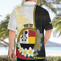Personalised PNG Madang Provins Hawaiian Shirt Papua New Guinea Plumeria Melanesian Pattern - Polynesian Pride