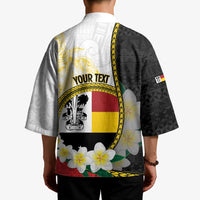 Personalised PNG Madang Provins Kimono Papua New Guinea Plumeria Melanesian Pattern LT14 - Polynesian Pride