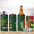 Personalised PNG Oro Provins 4 in 1 Can Cooler Tumbler Papua New Guinea Plumeria Melanesian Pattern - Polynesian Pride