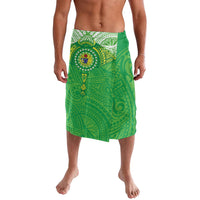 Cook Islands Manta Ray Lavalava Kuki Airani Tattoo Green Color LT14 Green - Polynesian Pride