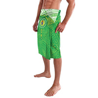 Cook Islands Manta Ray Lavalava Kuki Airani Tattoo Green Color LT14 - Polynesian Pride