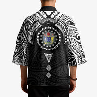 Cook Islands Manta Ray Kimono Kuki Airani Tattoo Black Color LT14 - Polynesian Pride