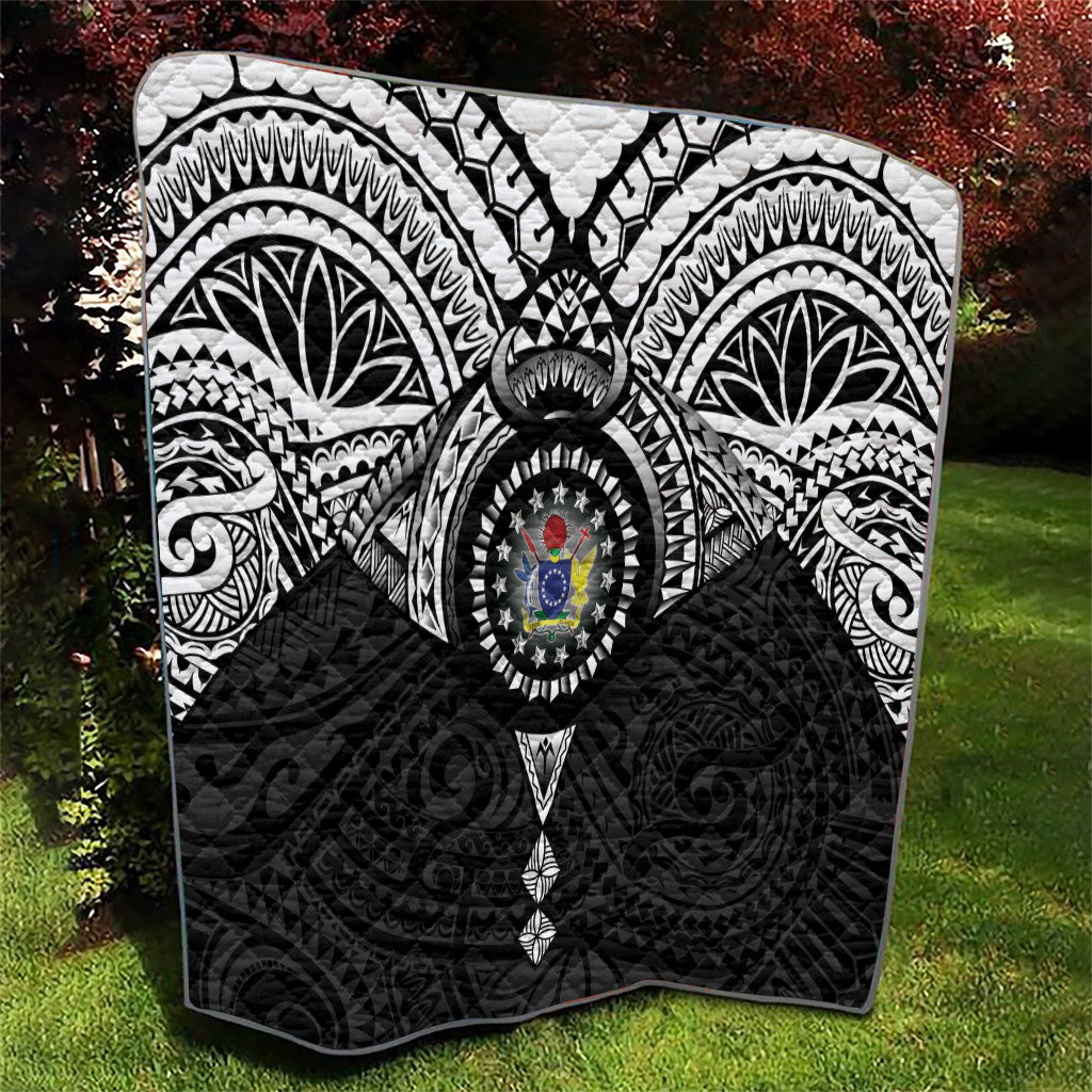 Cook Islands Manta Ray Quilt Kuki Airani Tattoo Black Color LT14 - Polynesian Pride