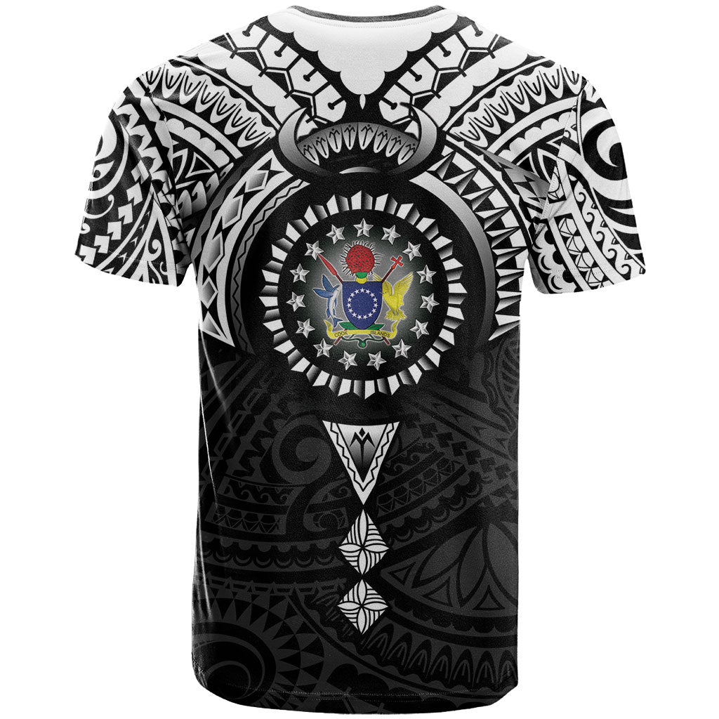 Cook Islands Manta Ray T Shirt Kuki Airani Tattoo Black Color LT14 - Polynesian Pride