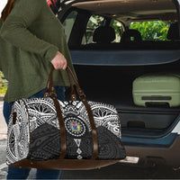 Cook Islands Manta Ray Travel Bag Kuki Airani Tattoo Black Color LT14 - Polynesian Pride