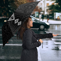 Cook Islands Manta Ray Umbrella Kuki Airani Tattoo Black Color LT14 - Polynesian Pride