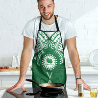 Personalised Cook Islands Rarotonga Apron Map With Kuki Airani Manta Ray Tattoo LT14 - Polynesian Pride