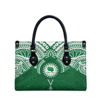 Personalised Cook Islands Rarotonga Leather Bag Map With Kuki Airani Manta Ray Tattoo LT14 - Polynesian Pride