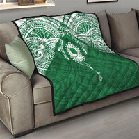 Personalised Cook Islands Rarotonga Quilt Map With Kuki Airani Manta Ray Tattoo LT14 - Polynesian Pride