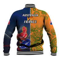France And Australia Rugby Baseball Jacket 2023 World Cup Le Bleus Wallabies Together LT14 - Polynesian Pride