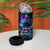 Polynesia Suicide Prevention Awareness 4 in 1 Can Cooler Tumbler Your Life Is Worth Living For Polynesian Purple Pattern