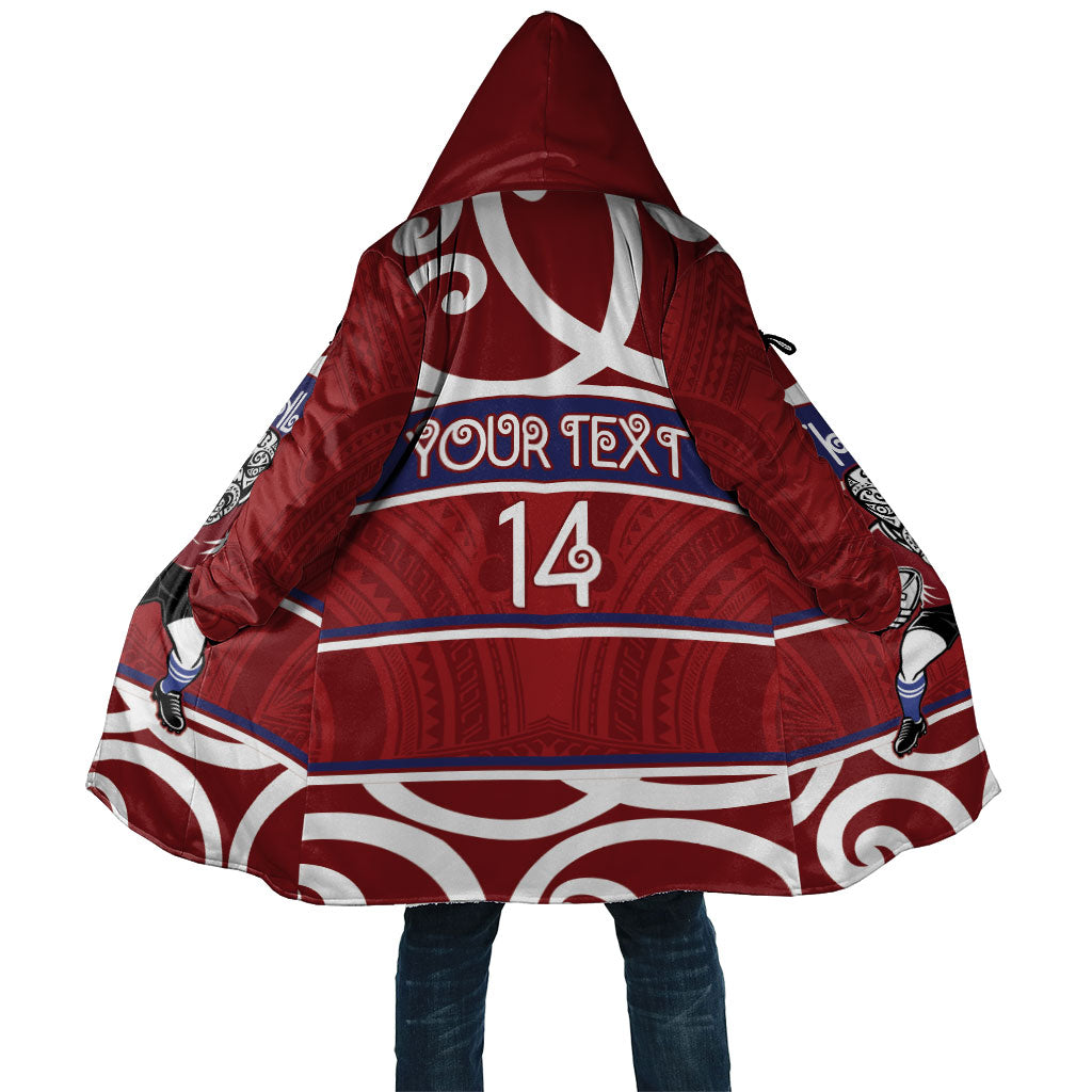 Southland Custom Rugby New Zealand Cloak Aotearoa Maori Pukana Tiki Mascot