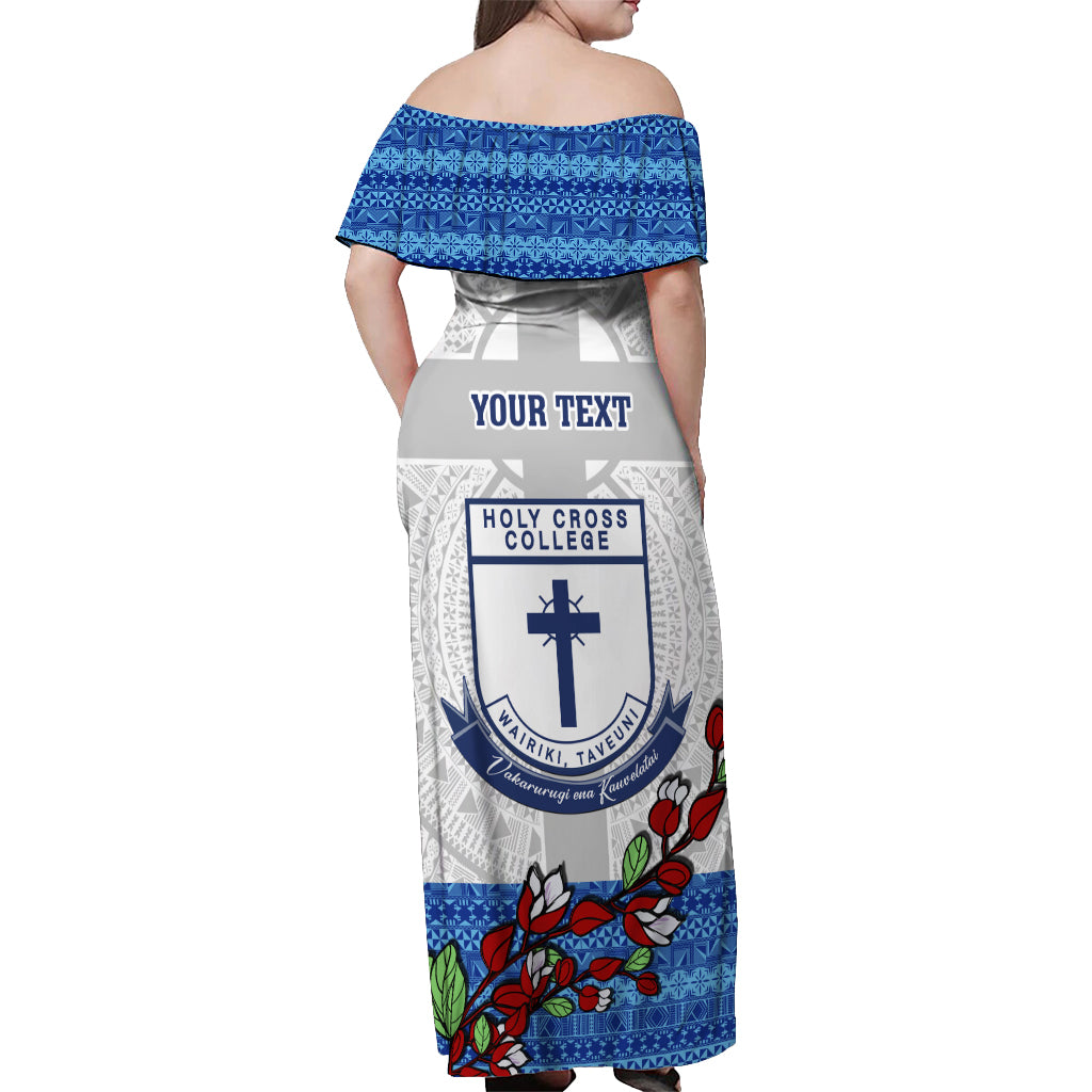 personalised-fiji-holy-cross-college-off-shoulder-maxi-dress-happy-50th-anniversary-fijian-tagimoucia-tapa-pattern