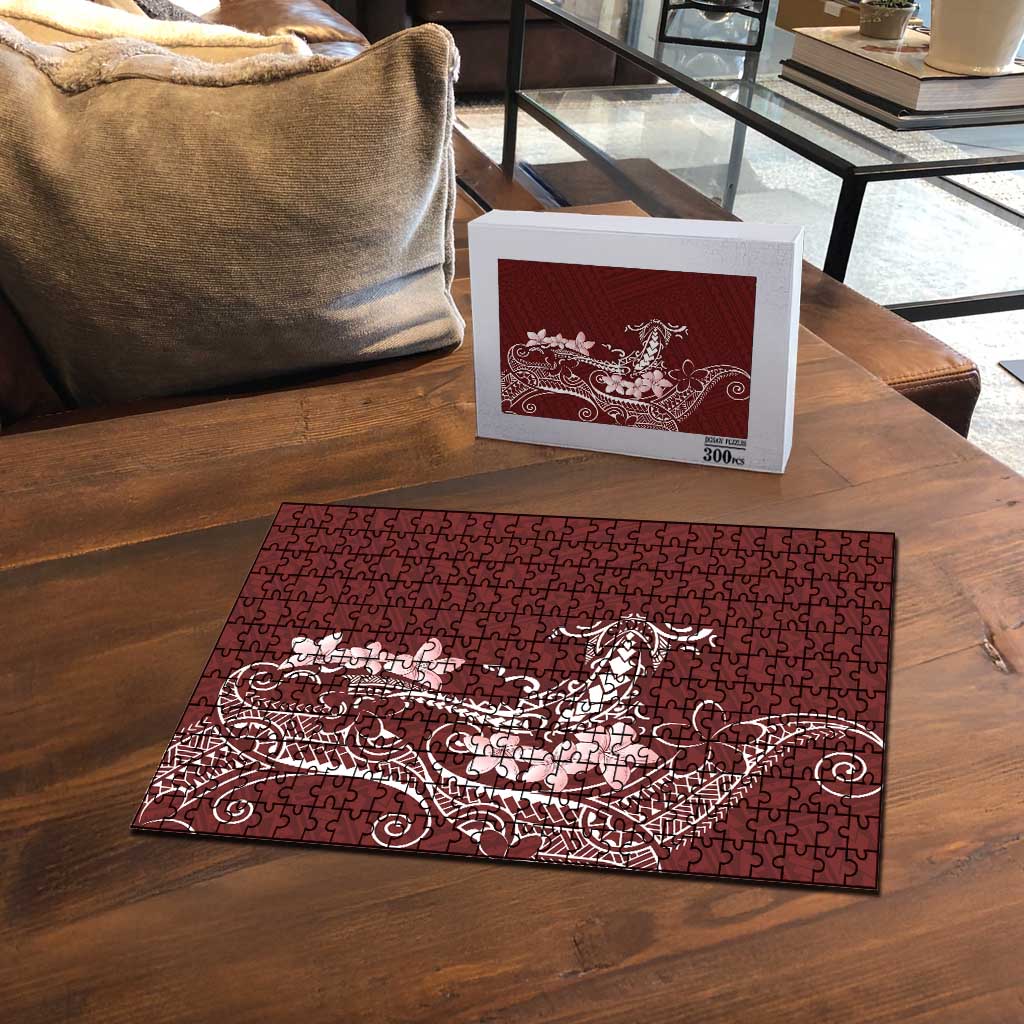 Oxblood Hawaii Puzzle Hammerhead Shark Tattoo Curve Polynesian - Polynesian Pride