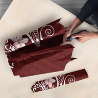 Oxblood Hawaii Umbrella Hammerhead Shark Tattoo Curve Polynesian - Polynesian Pride