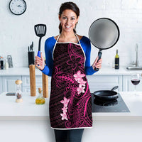 Pink Hawaii Apron Hammerhead Shark Tattoo Curve Polynesian - Polynesian Pride